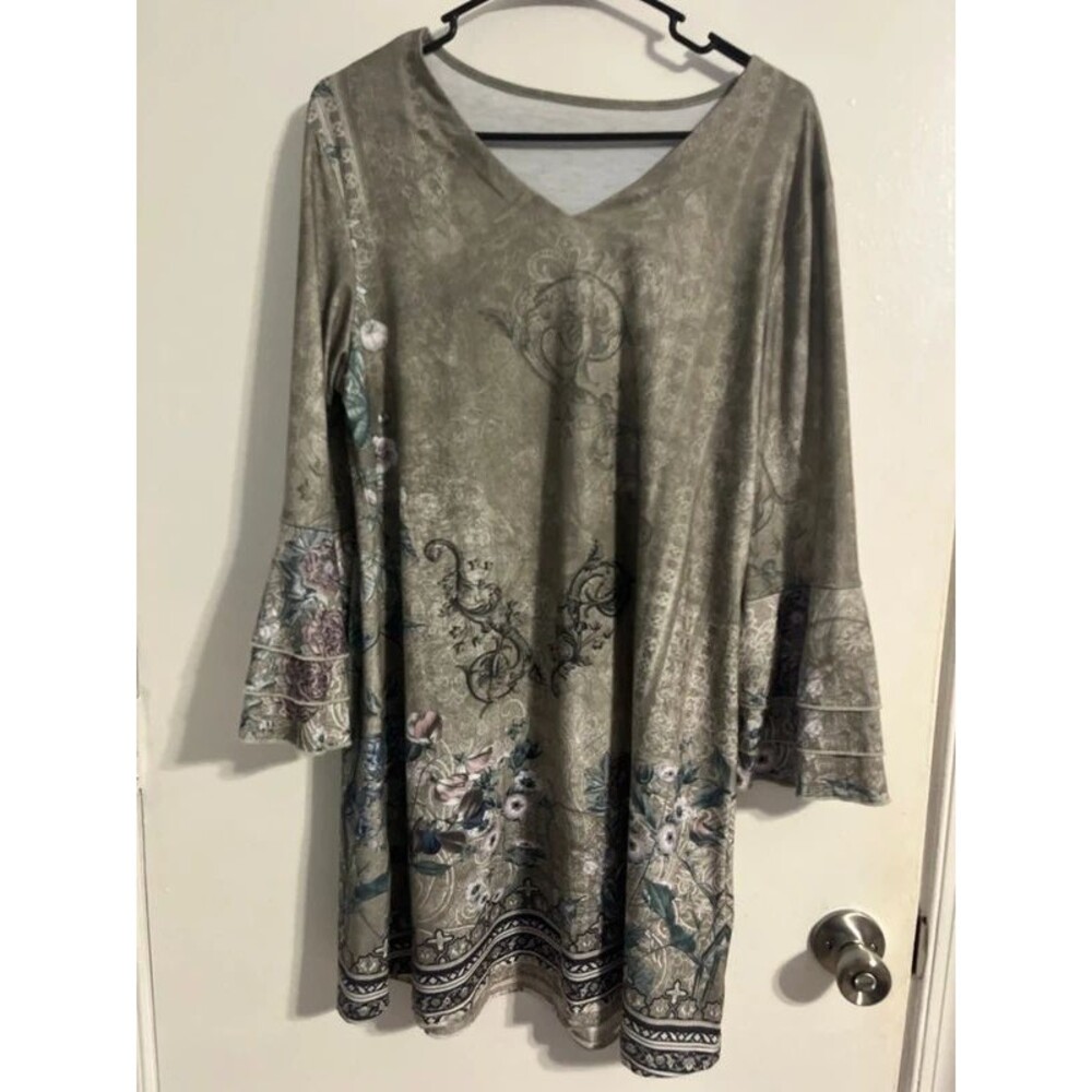 Floral Print dress-large